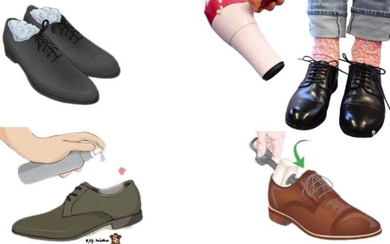 ۴ ترفند برای گشاد کردن کتونی