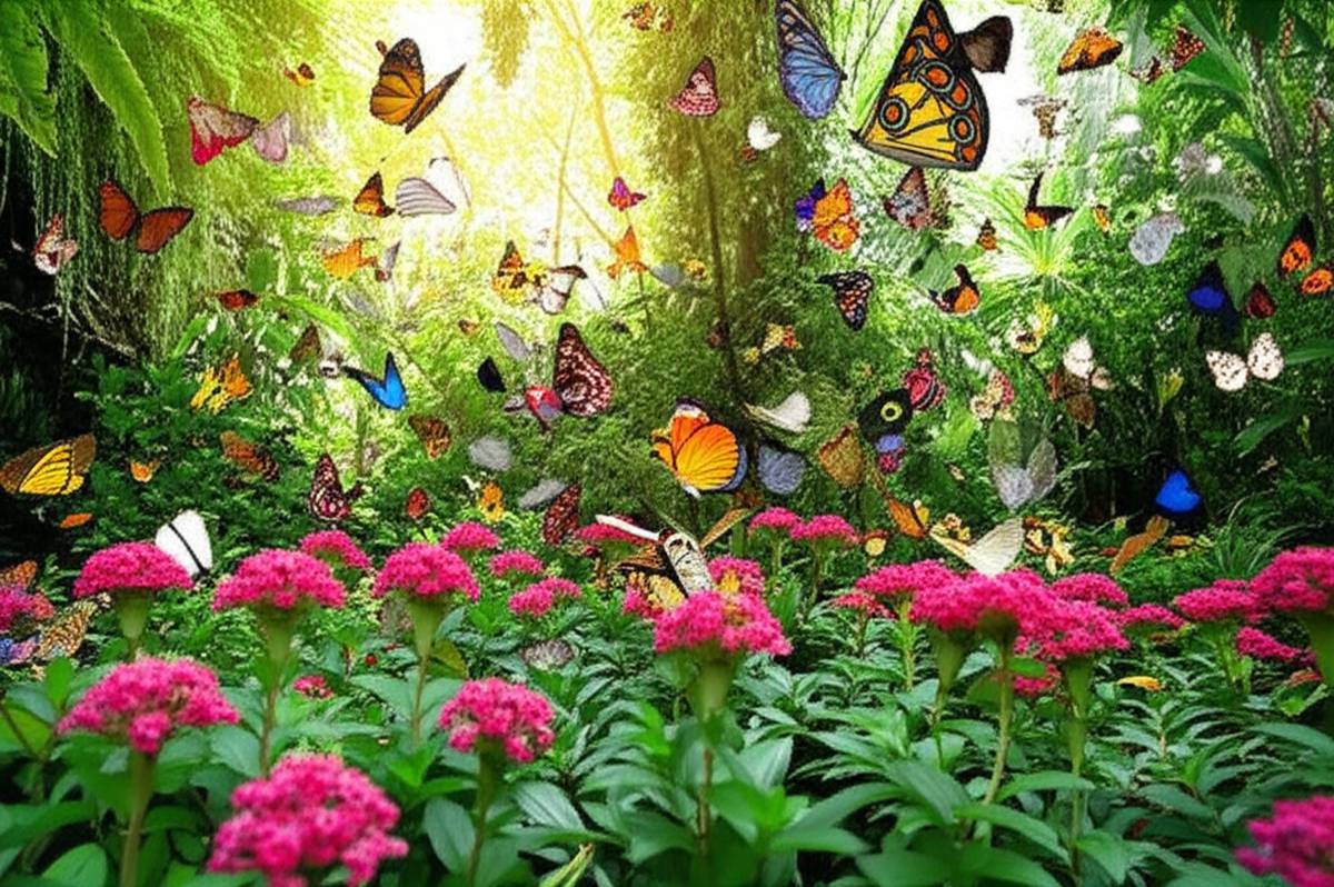 گردشگری پارک پروانه های کوالالامپور Kuala Lumpur Butterfly Park