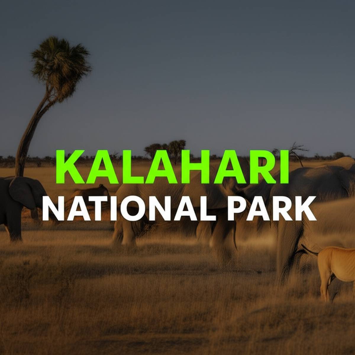 پارک ملی کالاهاری Kalahari National Park