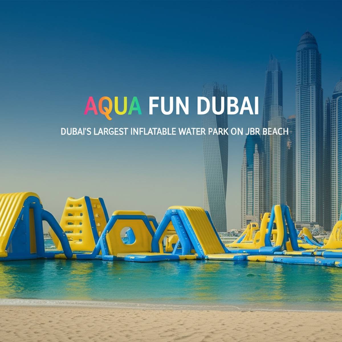 پارک آبی آکوافان دبی (Aqua Fun)، بزرگ ترین پارک آبی بادی دبی در ساحل JBR