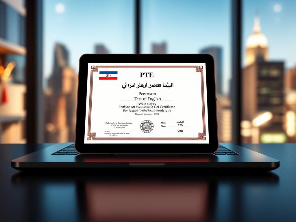 خرید مدرک زبان pte