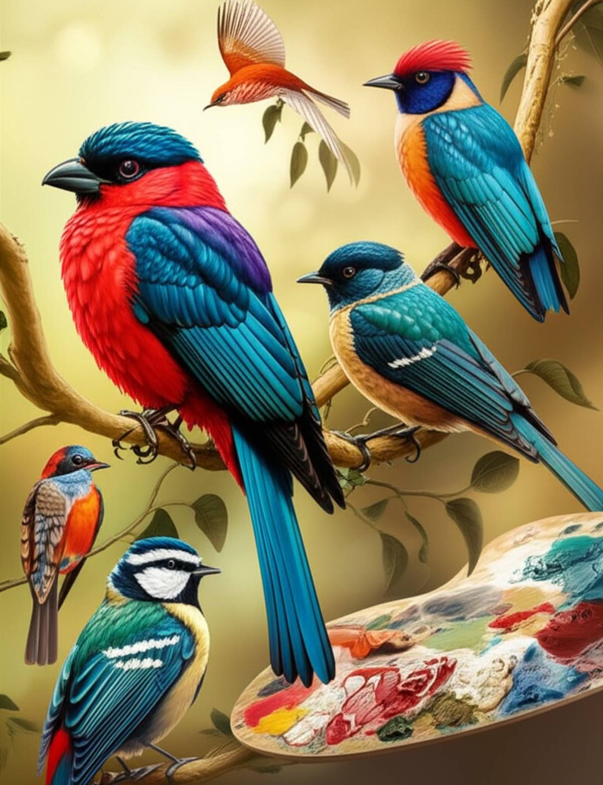 خلاصه کتاب آموزش نقاشی گام به گام پرندگان (جلد 6)