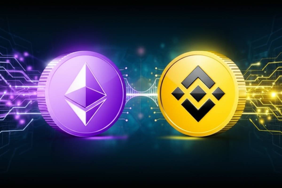 تبدیل اتریوم به BNB | راهنمای کامل و سریع با کارمزد کم