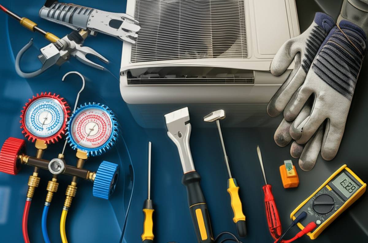 لیست کامل ابزارهای تعمیر و نگهداری کولر گازی گری