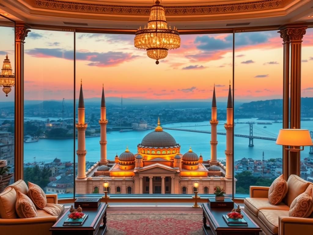 **بهترین هتل های ۵ ستاره استانبول: اقامتی لوکس و فراموش نشدنی**