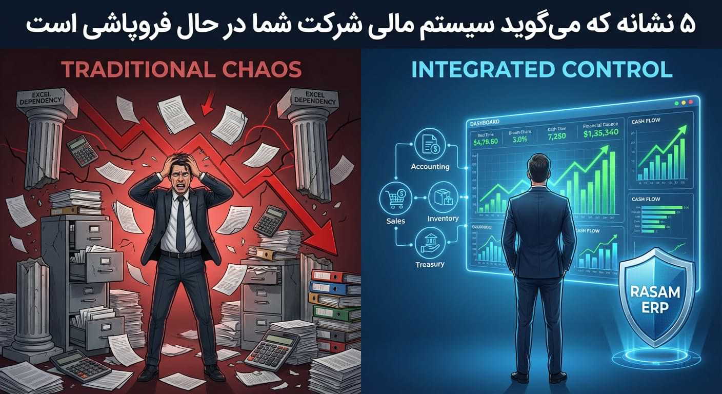 ۵ نشانه که می‌گوید سیستم مالی شرکت شما در حال فروپاشی است