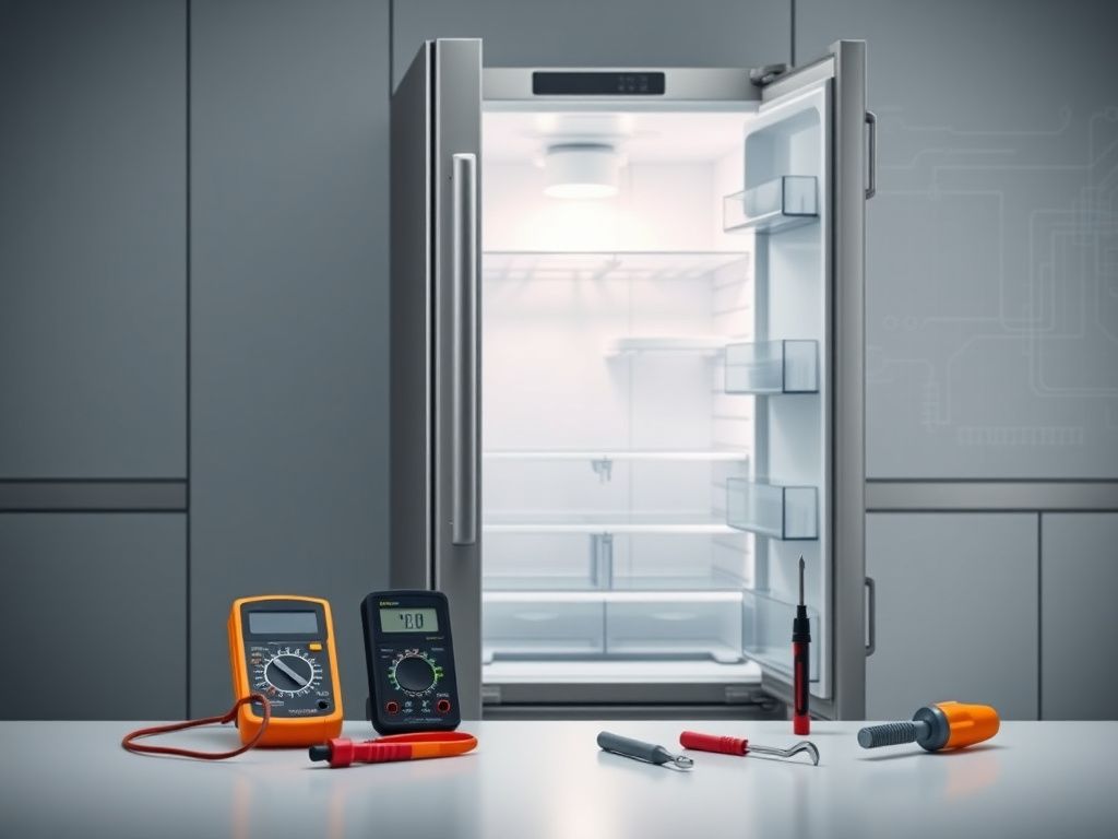 چرا یخچال روشن است اما سرد نمی کند؟ (راهنمای جامع عیب یابی)