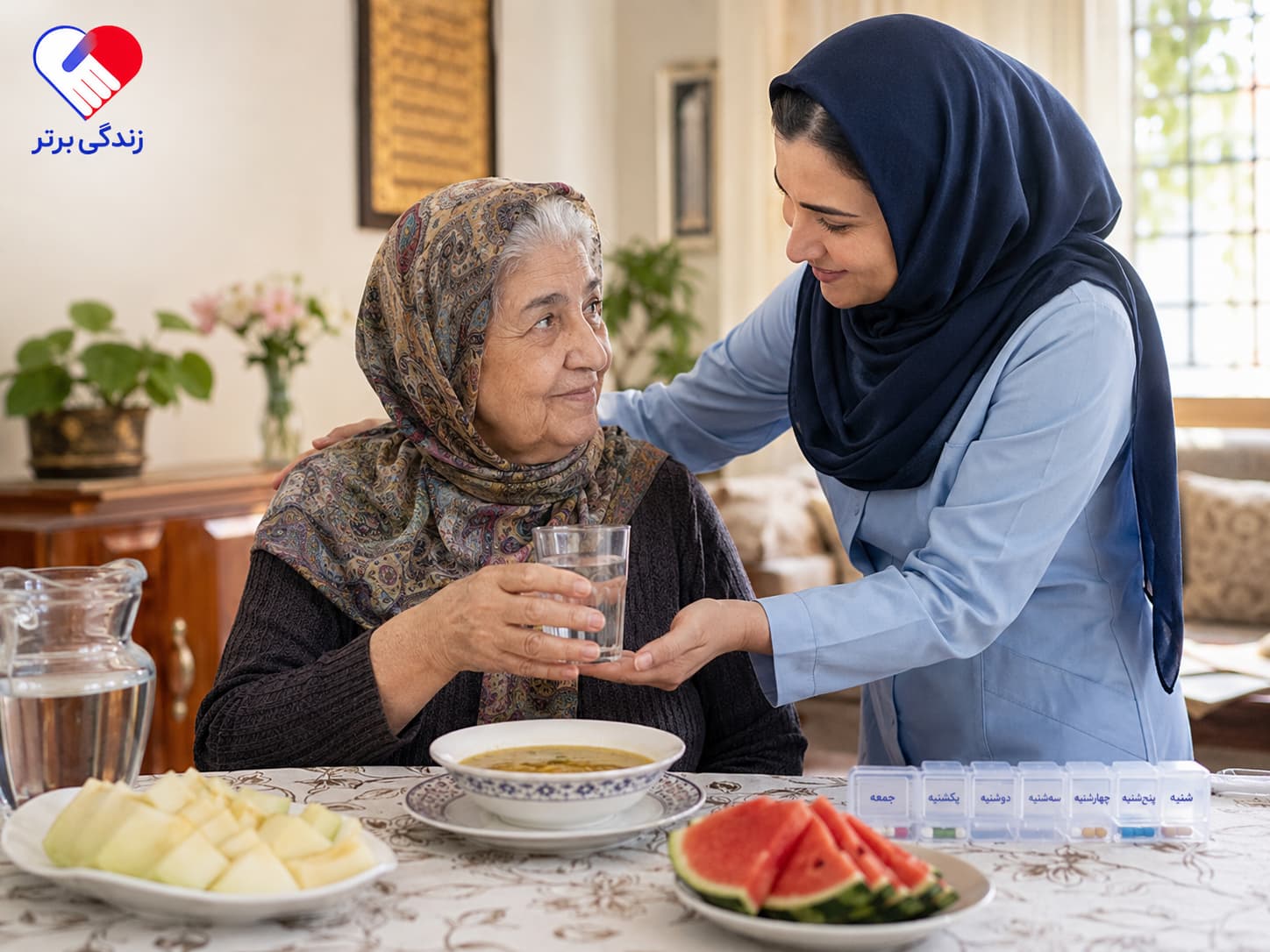 سالمند | توانبخشی علائم کمآبی بدن در سالمندان و راههای پیشگیری از آن در منزل