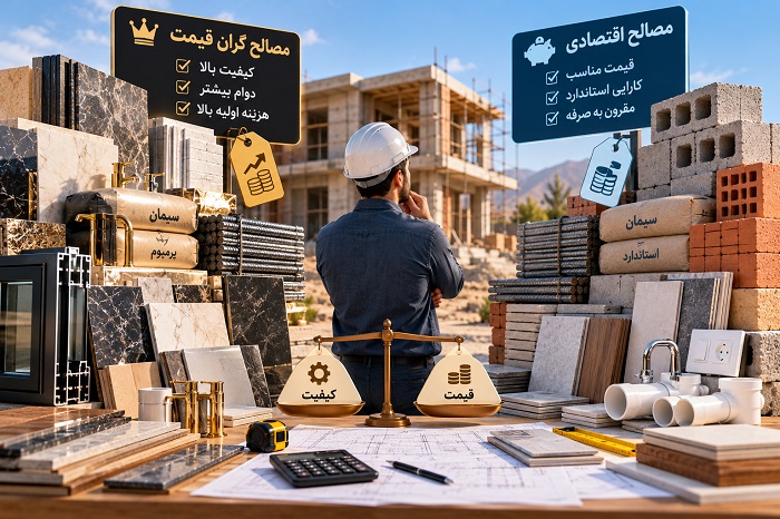 مصالح ساختمانی گران قیمت همیشه بهتر است؟